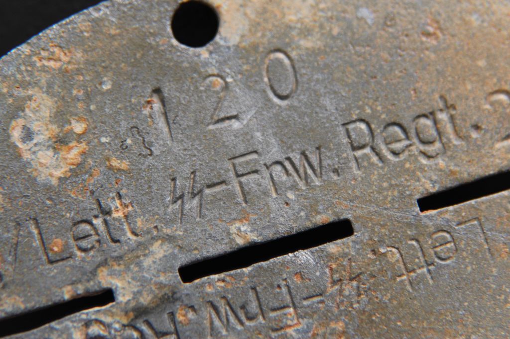 SS Dog Tag of Lithuanian volunteer